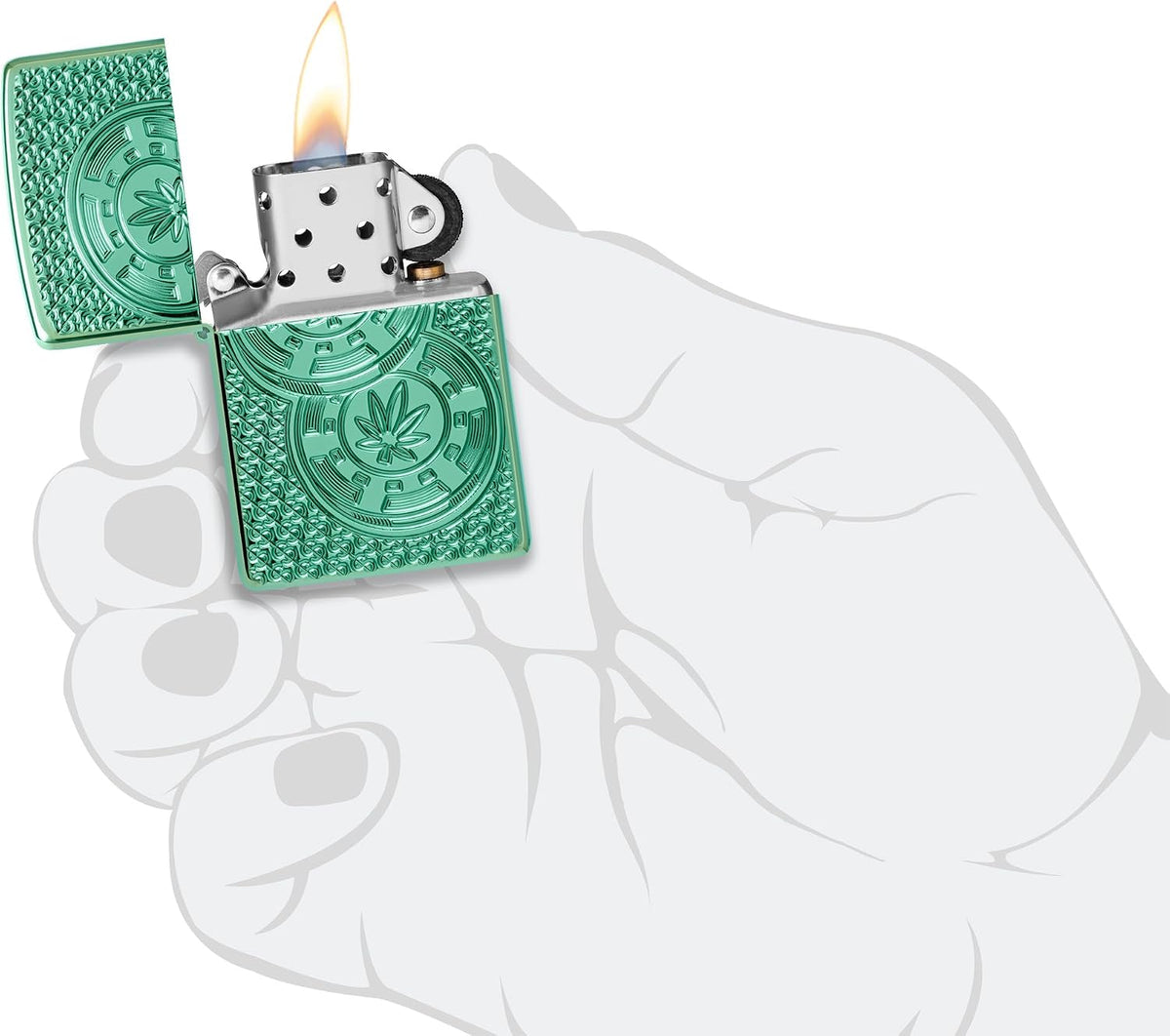 Zippo Leaf Lighters