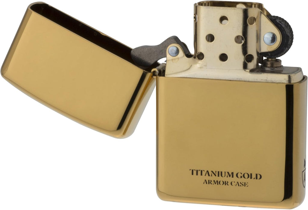 ZIPPO Lighter Armor Titanium Coating Gold 16-Gott